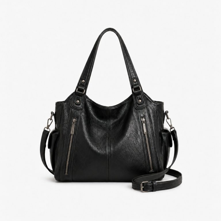 Sac bandoulière noir femme — Léa