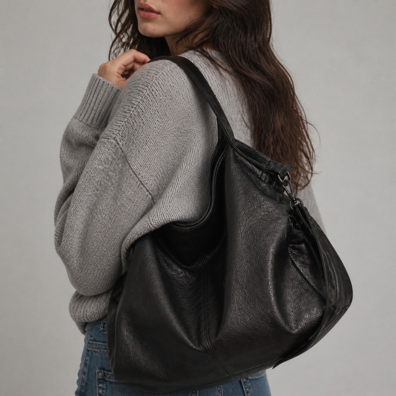 Sac hobo Albane — vue 3