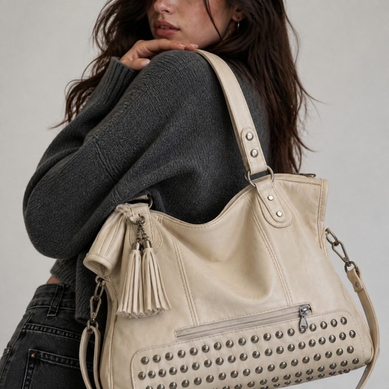 Sac bandoulière pratique — Margaux porté