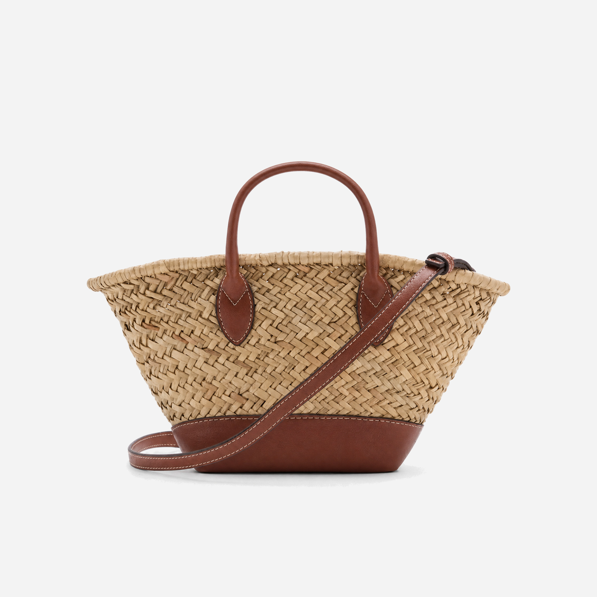 Sac en paille Brune — Taupe