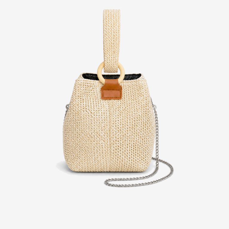 Sac en paille artisanal — Tess