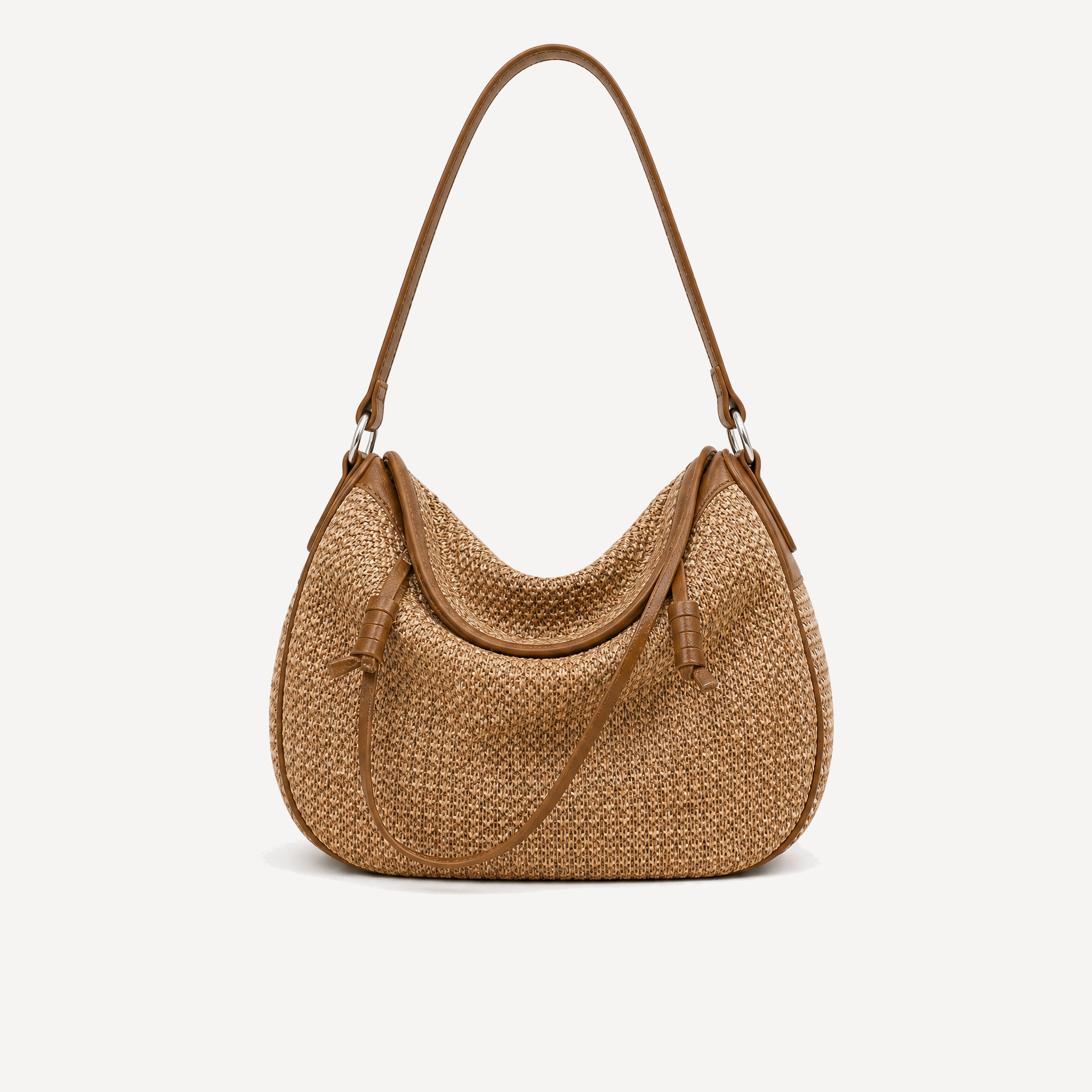 Sac en paille Vinciane — Fauve