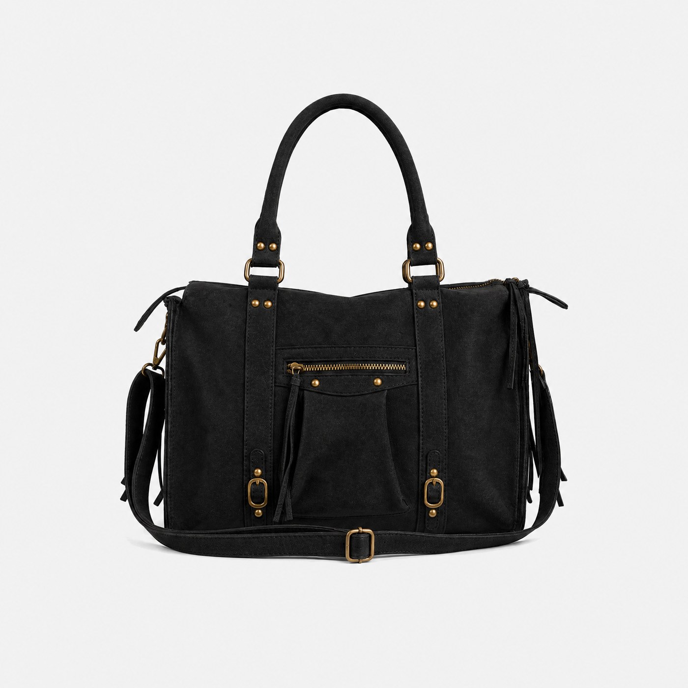 Grand sac bandoulière — Marion — coloris noir