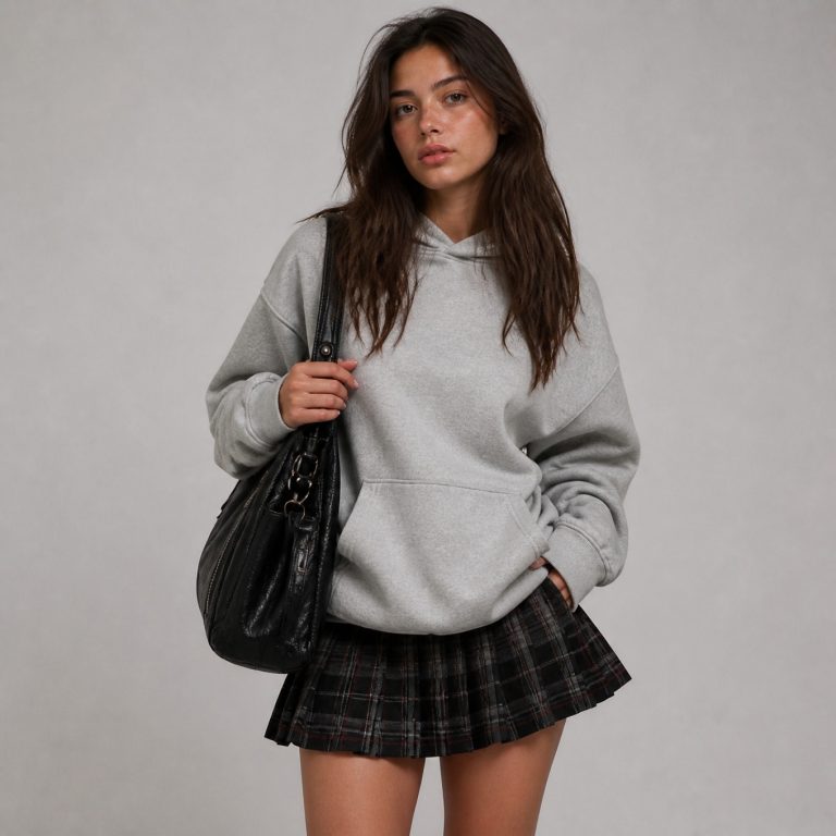 Sac bandoulière noir femme — Léa porté