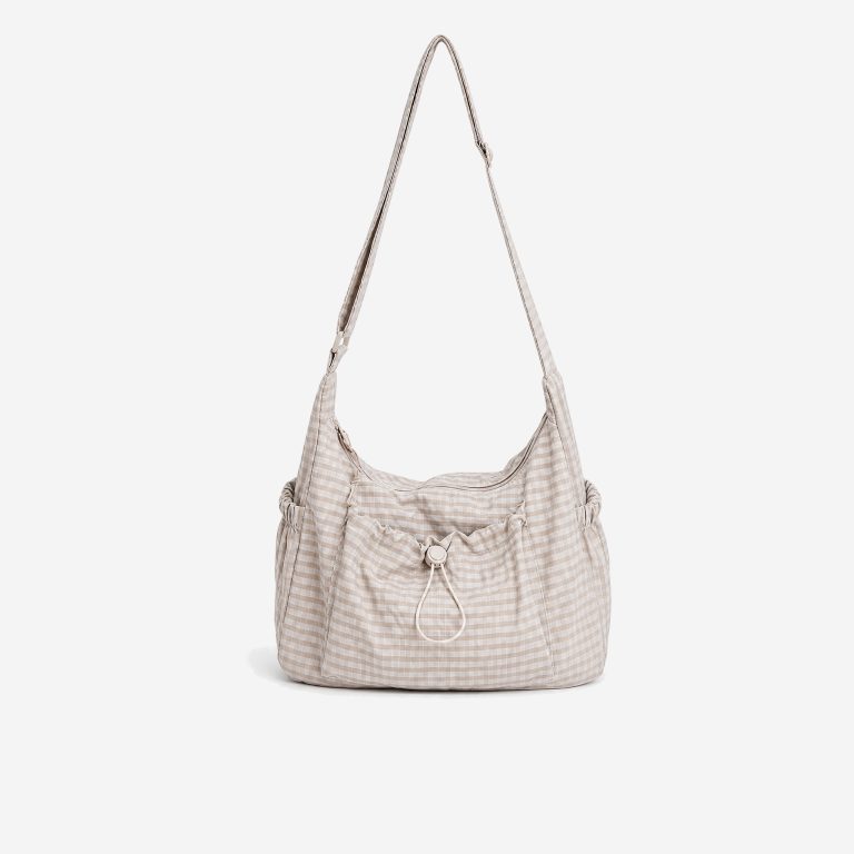 Sac hobo Alix — Écru