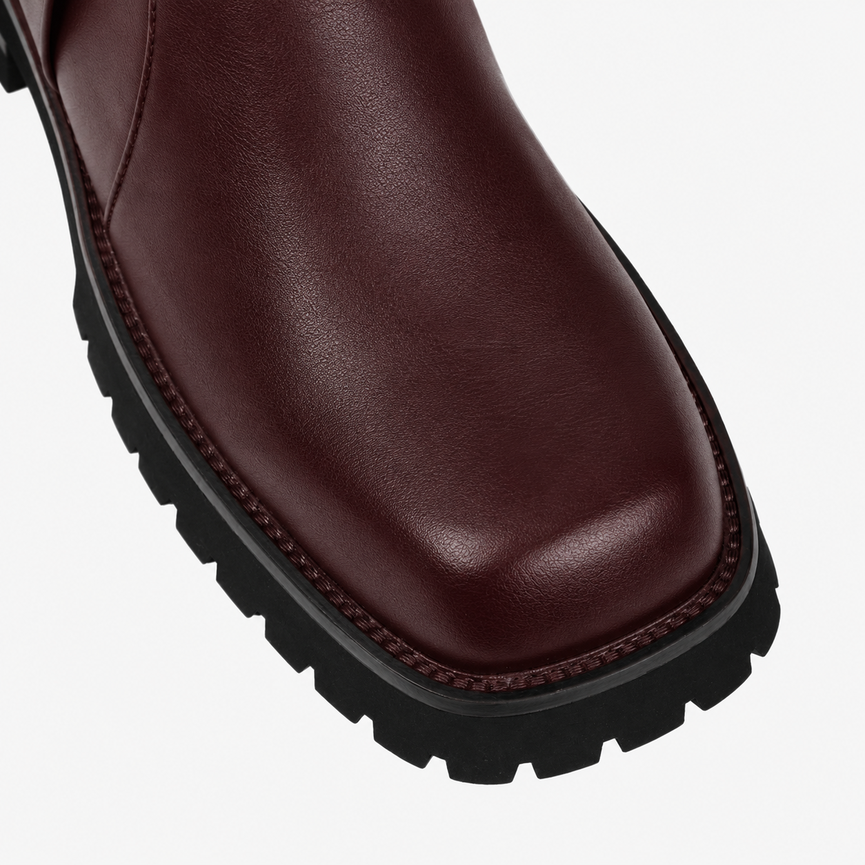 Botte cavalière bordeaux — Alba
