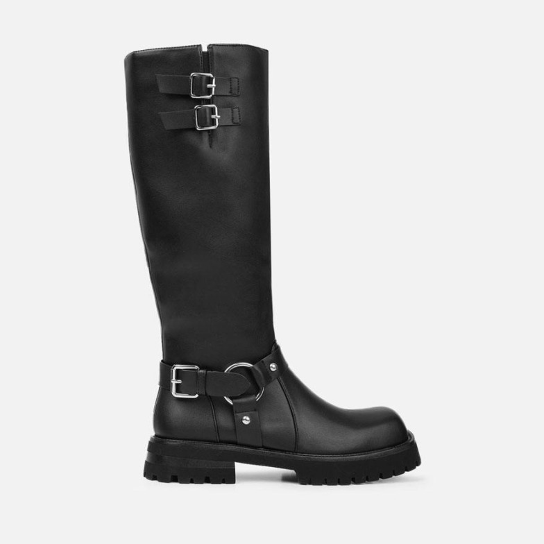 Botte cavalière noire — Nine